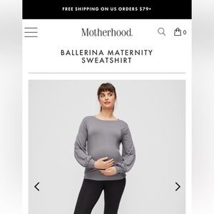 Motherhood Maternity Ballerina Sweatshirt - M